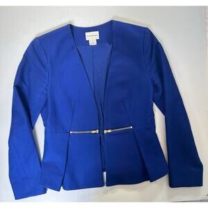 Club Monaco Blue Cropped Blazer 2